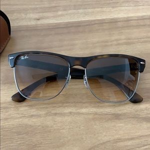 Ray Ban Clubmaster Oversized tortoise brown